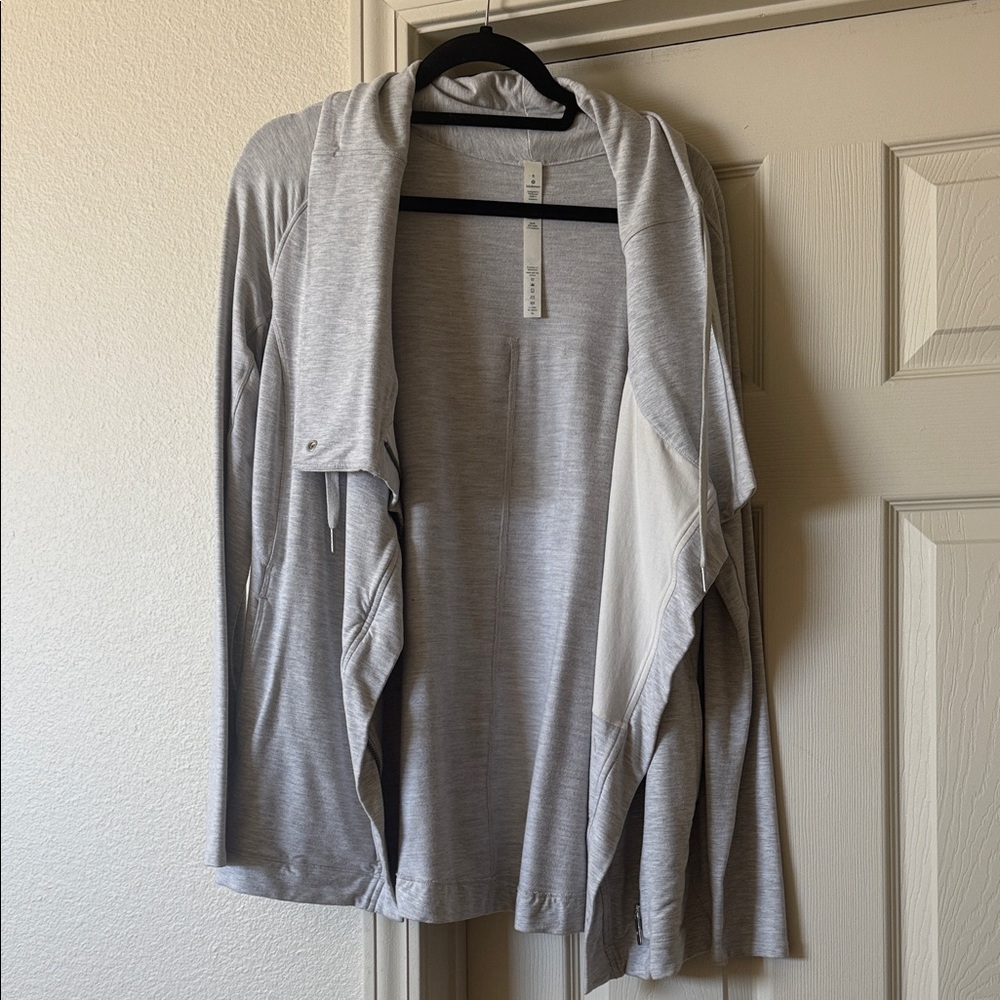 Gray Women's Open Front Cardigan
